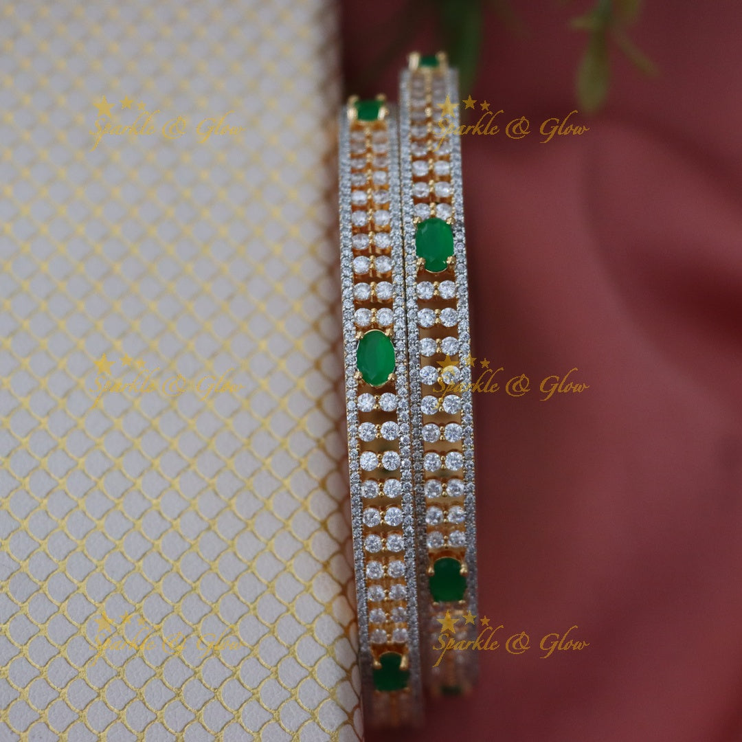 Exquisite American Diamond Bangles for Weddings