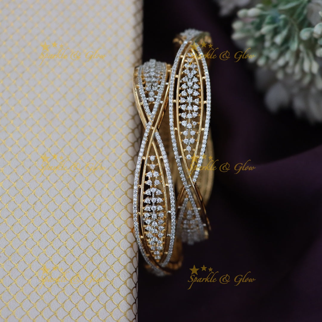 Sparkling American Diamond Bangles for Special Occasions