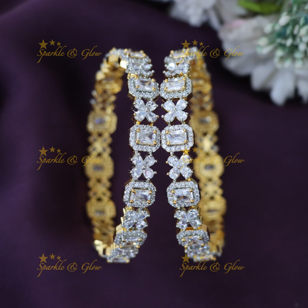 Sparkle and Shine: Festive American Diamond Bangles