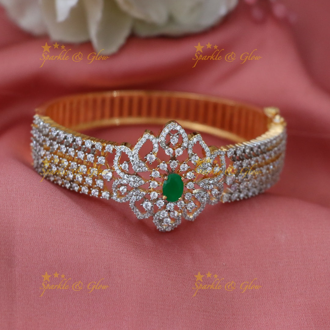 Sparkling American Diamond Bangle – Ideal for Occasions