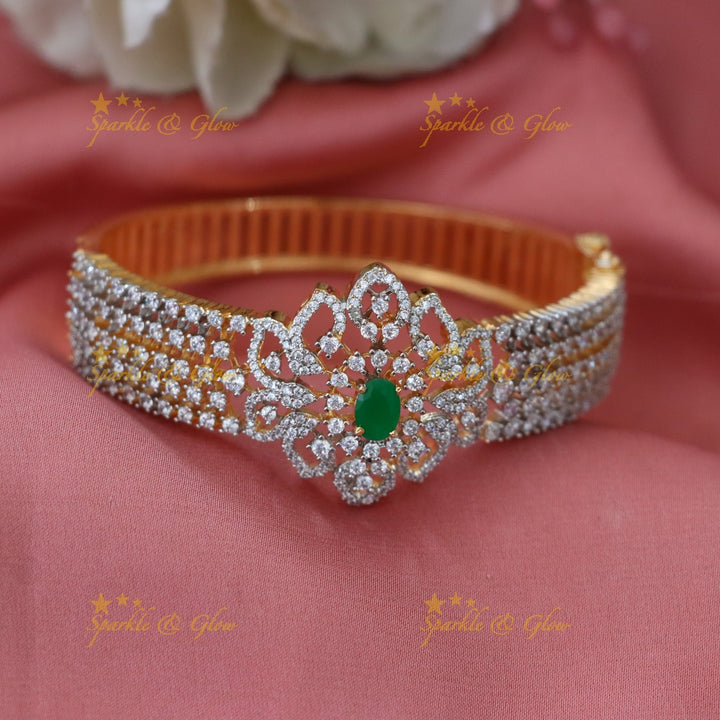 Sparkling American Diamond Bangle – Ideal for Occasions