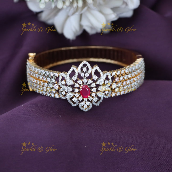 Sparkling American Diamond Bangle – Ideal for Occasions
