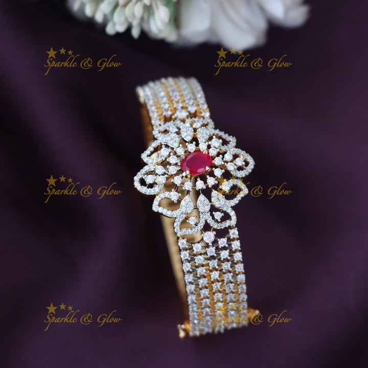Sparkling American Diamond Bangle – Ideal for Occasions