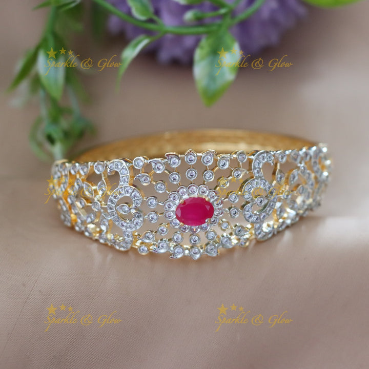 Exquisite American Diamond Wedding Bracelet