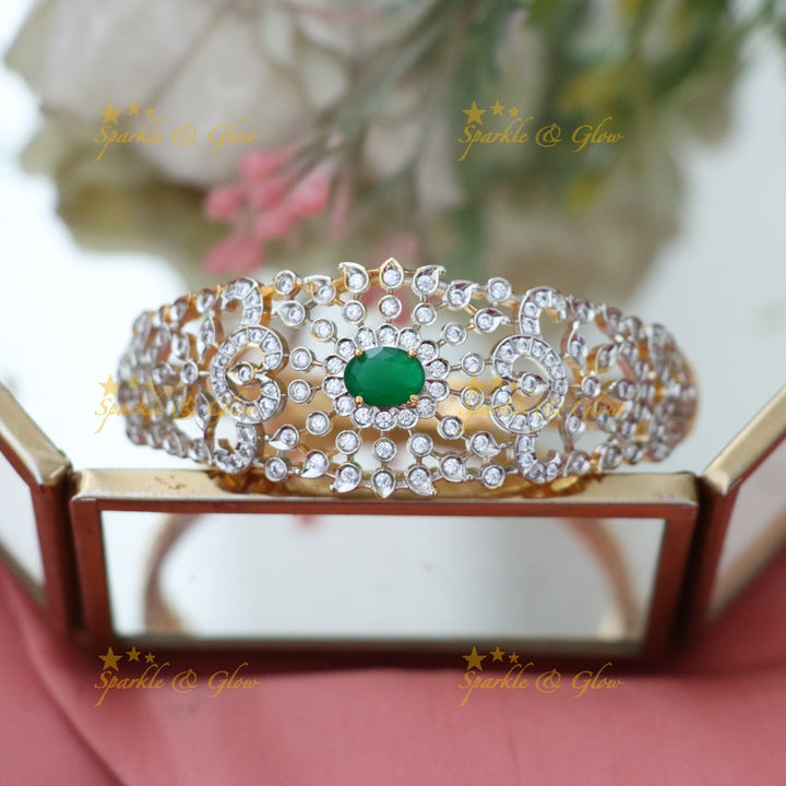Exquisite American Diamond Wedding Bracelet