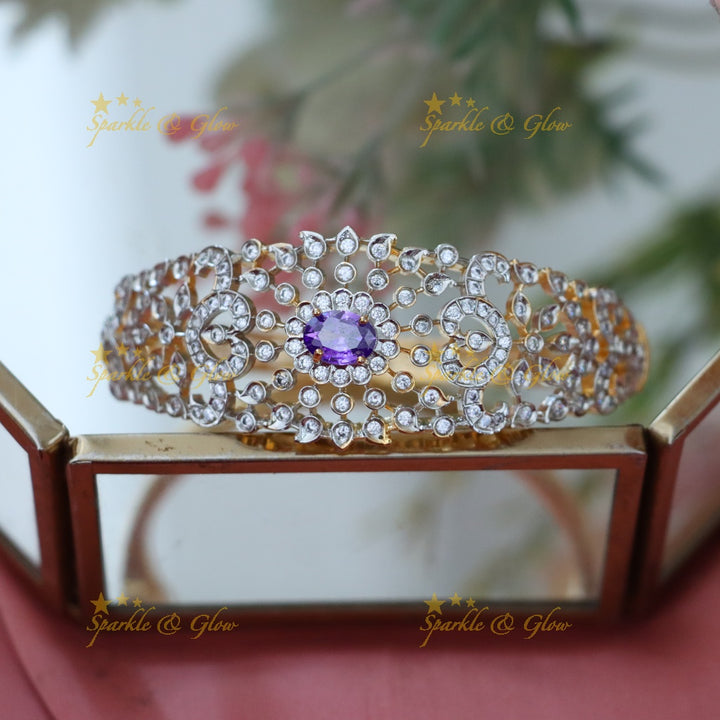 Exquisite American Diamond Wedding Bracelet