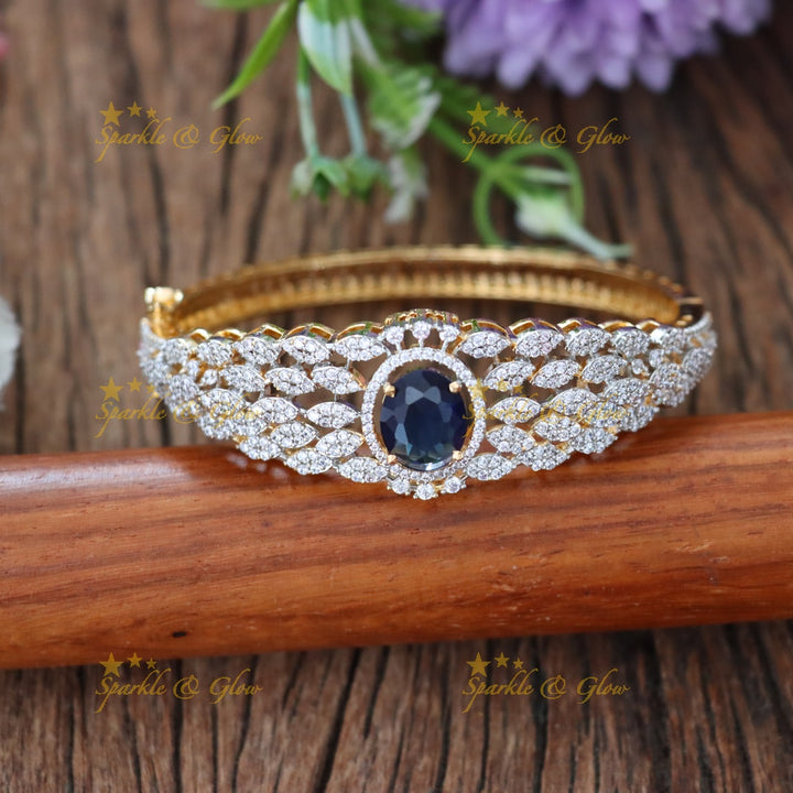 Gleaming American Diamond Bangle for Festive Occasions