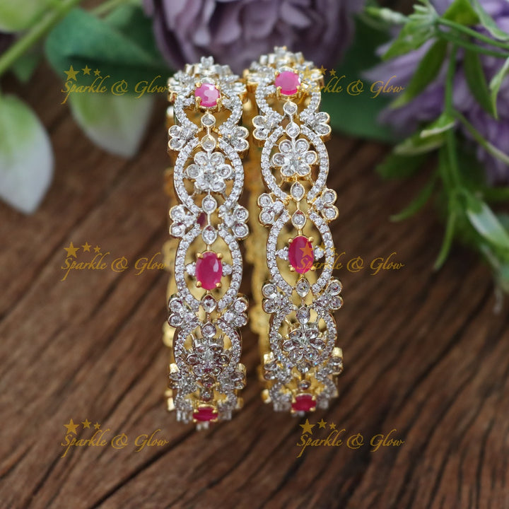Elegance Redefined: American Diamond Bangles for Celebration