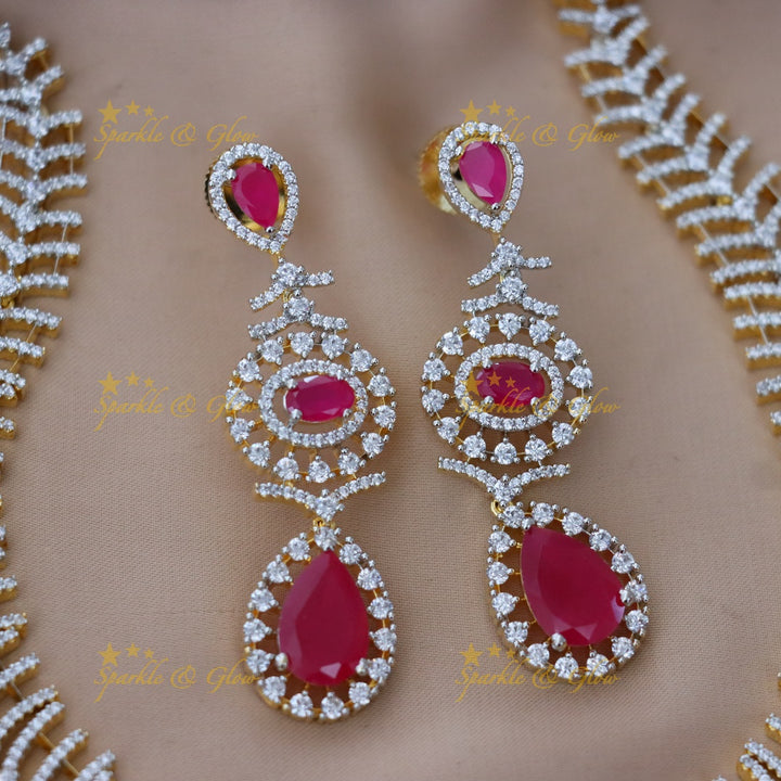 Exquisite American Diamond Necklace for Weddings