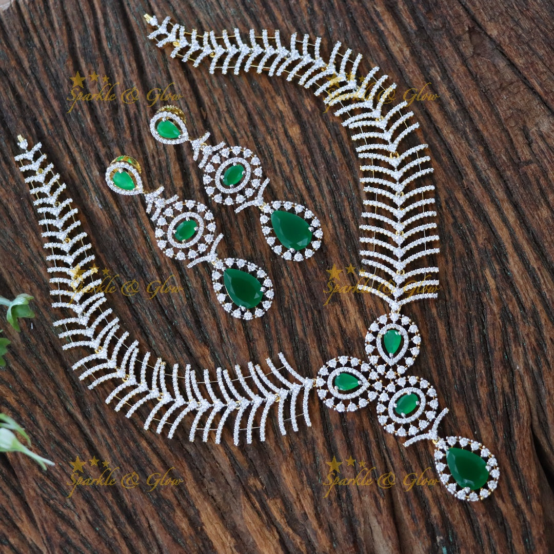 Exquisite American Diamond Necklace for Weddings