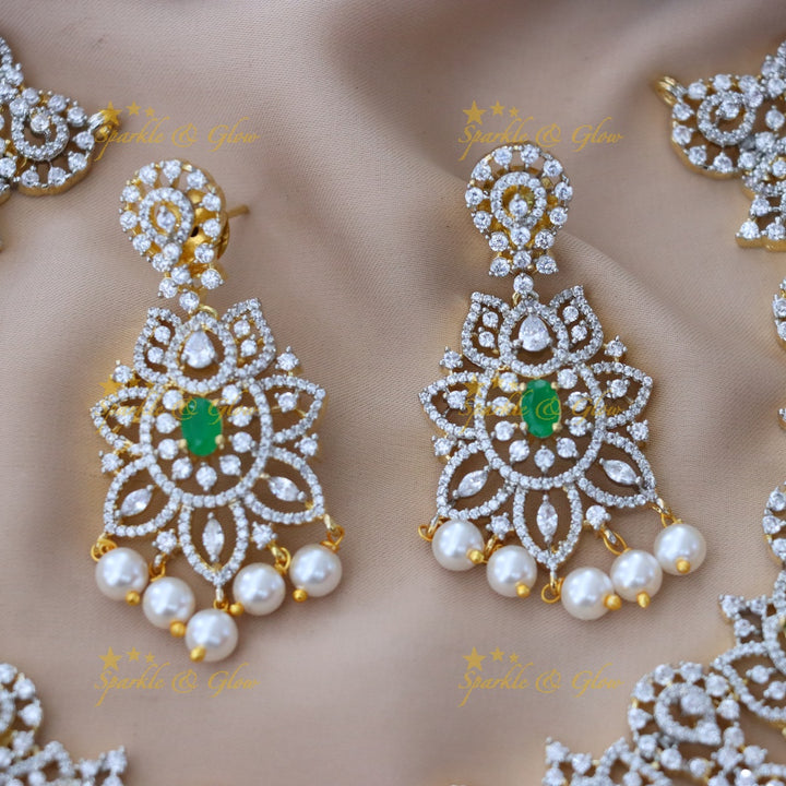 Exquisite Pearl & Diamond Necklace for Weddings