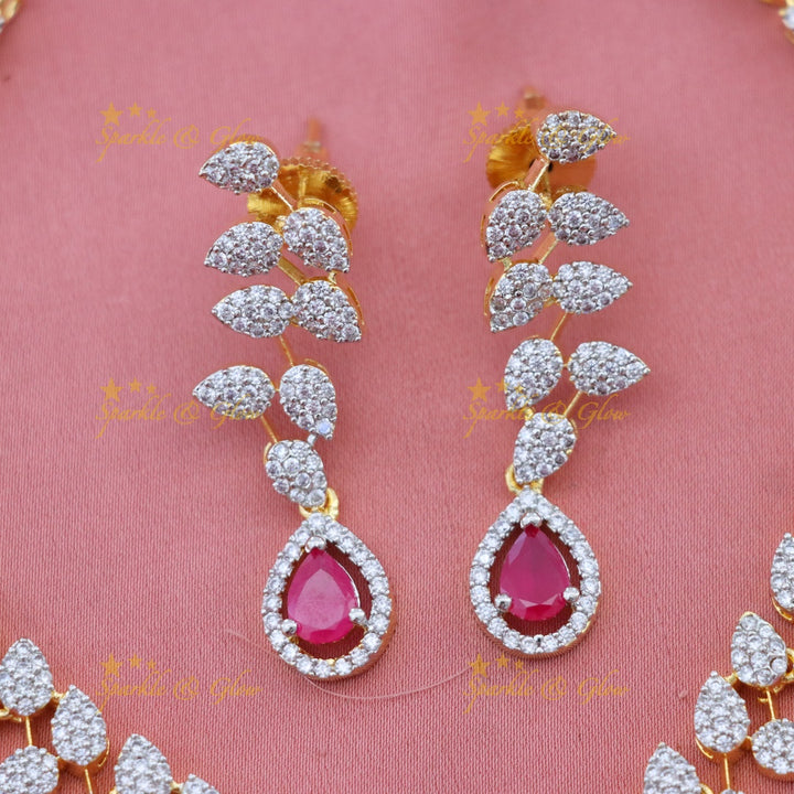 Exquisite American Diamond Necklace for Weddings