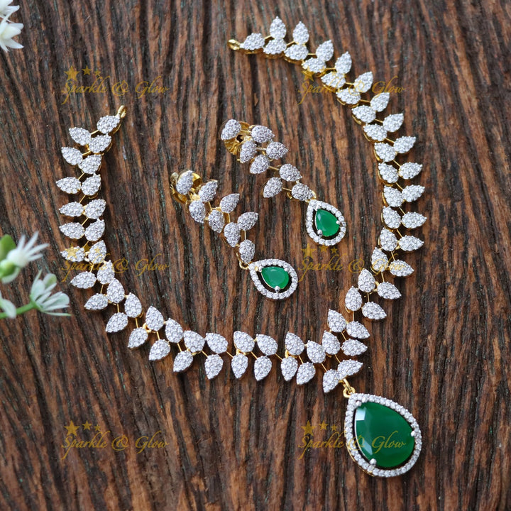 Exquisite American Diamond Necklace for Weddings
