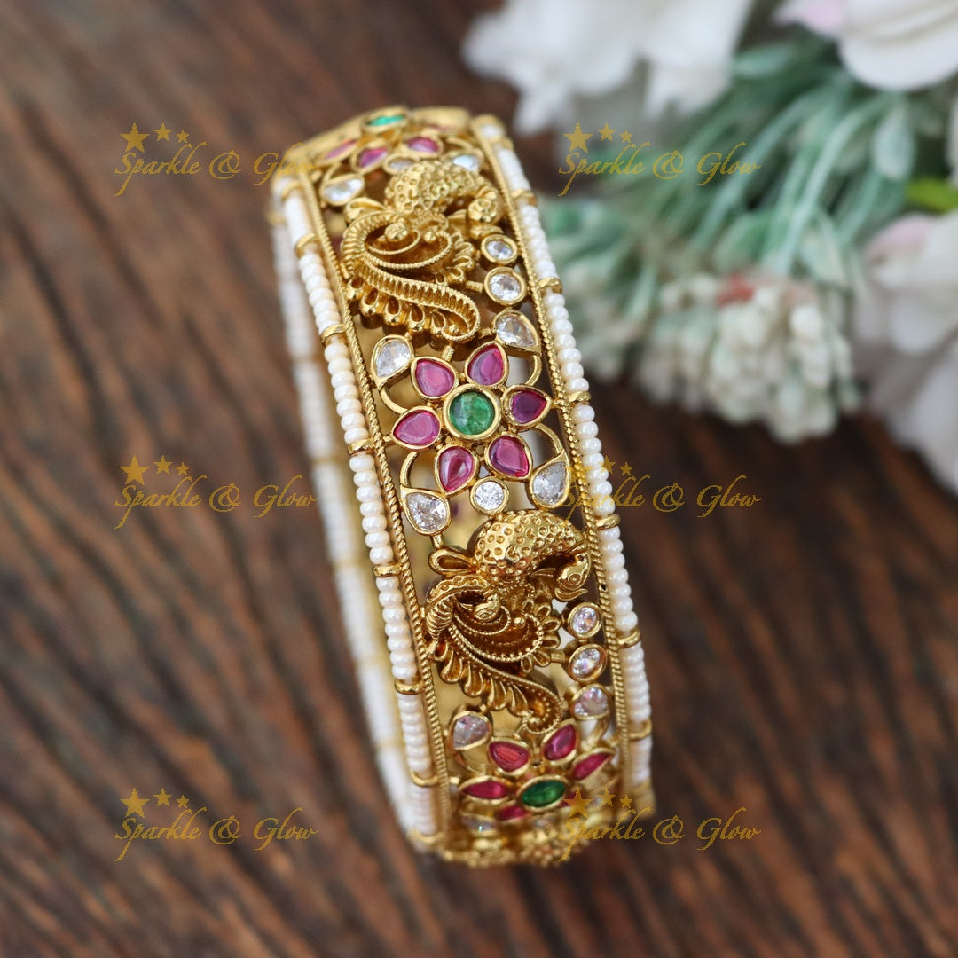 Exquisite Gemstone Bangle - Perfect for Celebrations