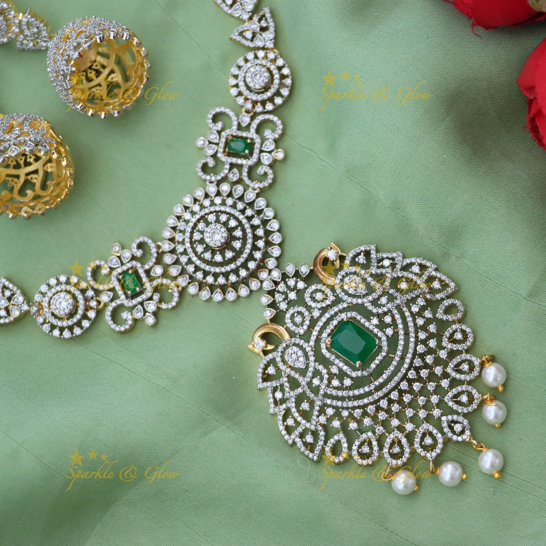 Elegant American Diamond Necklace for Weddings