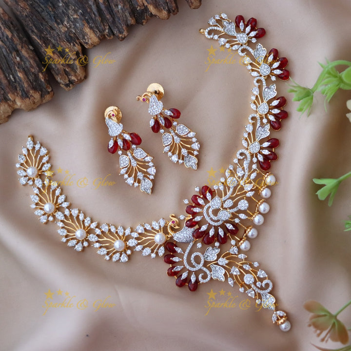 Exquisite American Diamond Short Necklace Collection