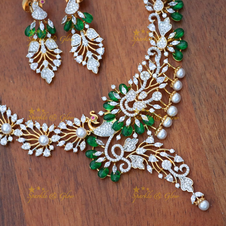 Exquisite American Diamond Short Necklace Collection