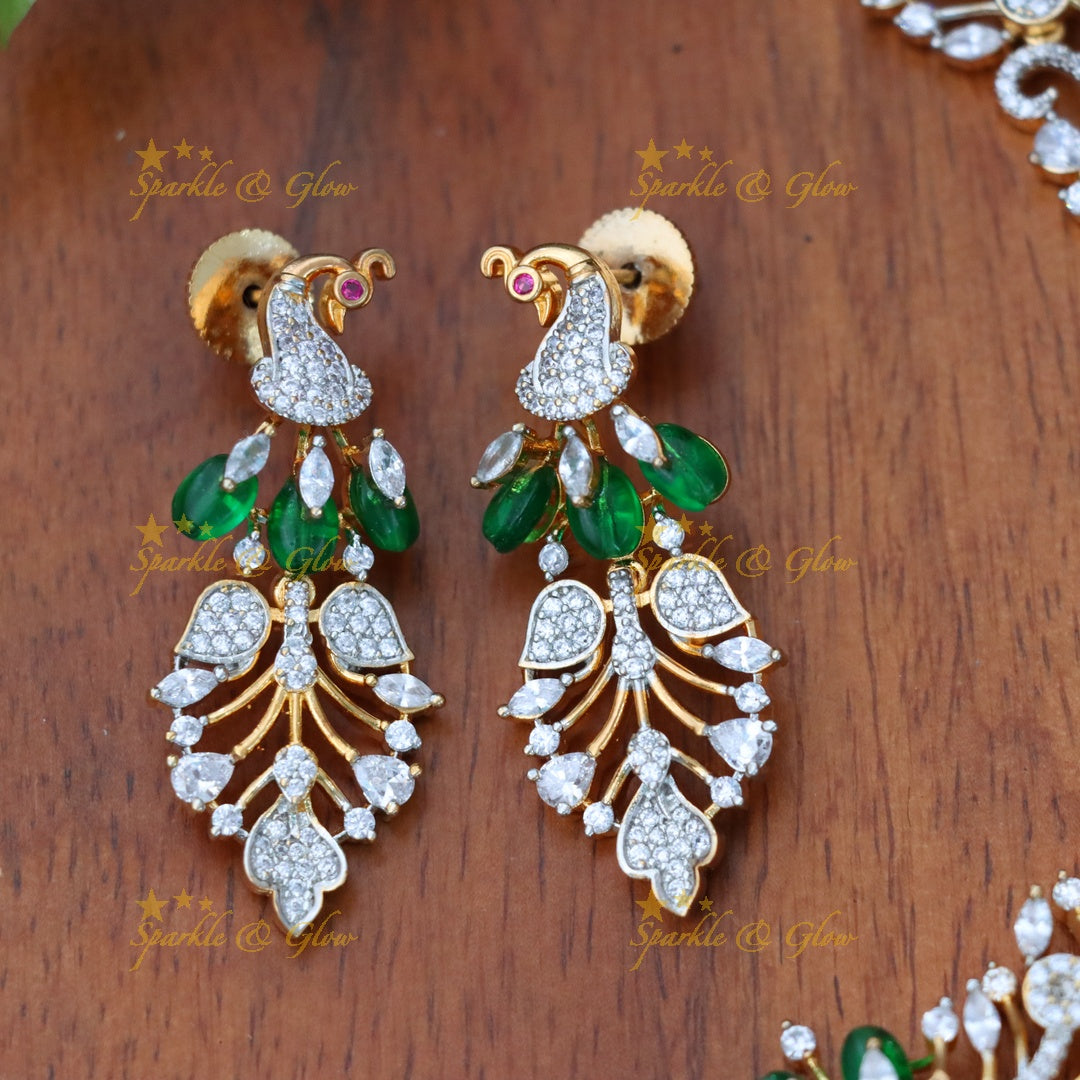 Exquisite American Diamond Short Necklace Collection
