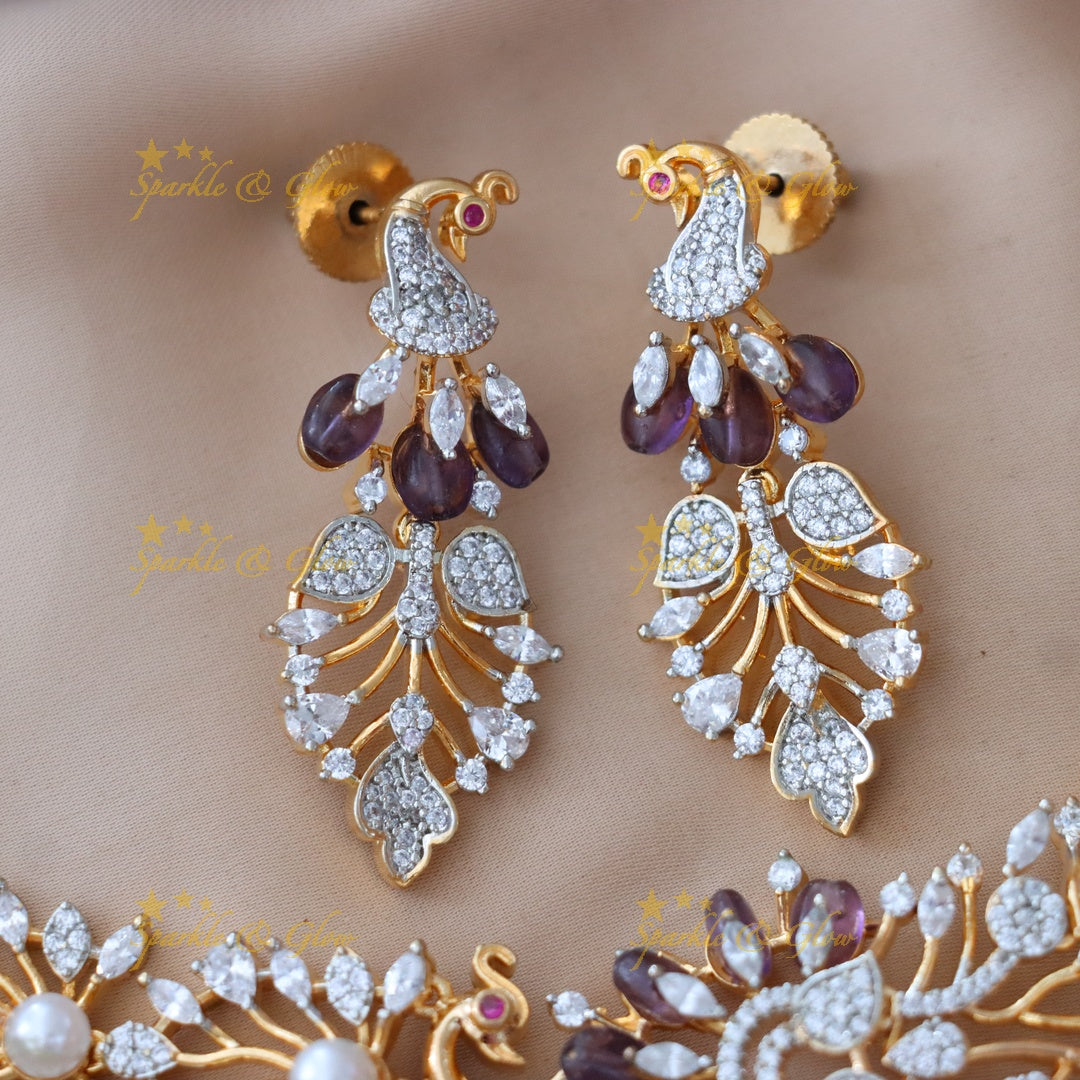 Exquisite American Diamond Short Necklace Collection