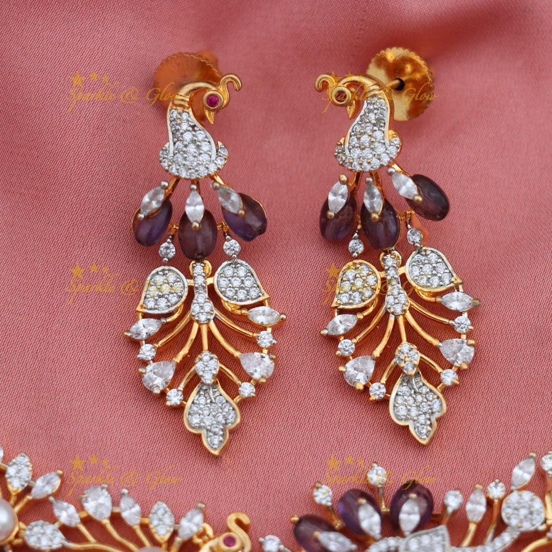 Exquisite American Diamond Short Necklace Collection