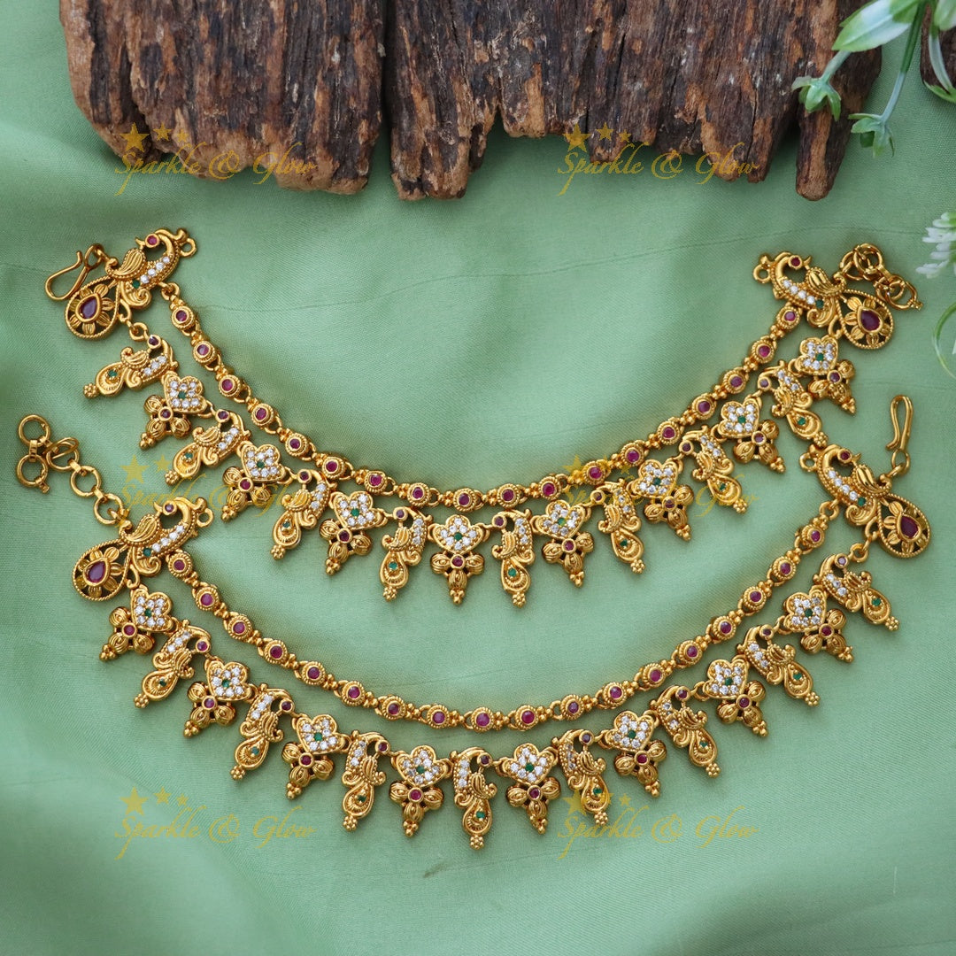 Exquisite Gold-Plated Earchain for Wedding Perfection