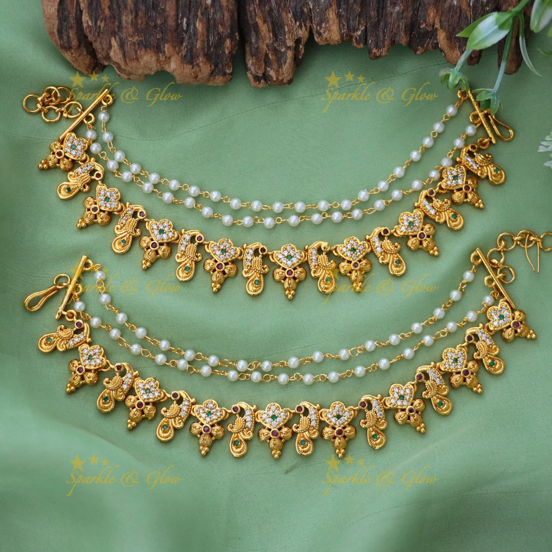 Elevate Your Festive Look with Gold Earchains