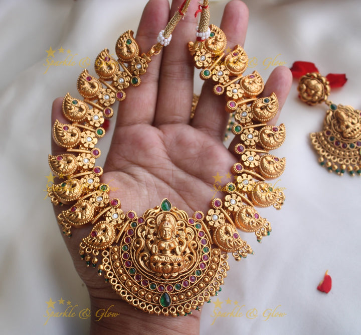 Premium Matte Exquisite Nagas Mango necklace