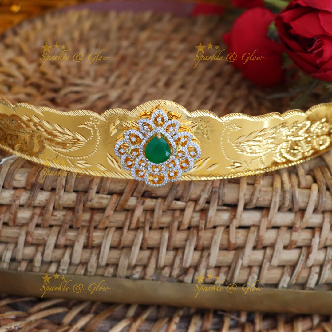 Sparkling American Diamond Kids Hip Belt for Events
