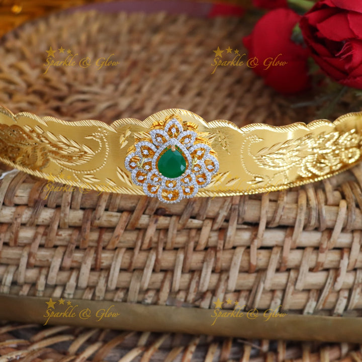 Sparkling American Diamond Kids Hip Belt for Events