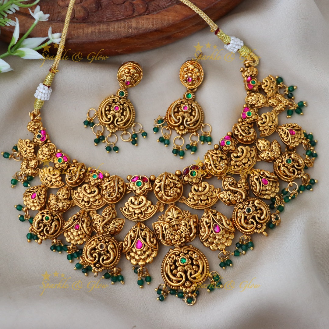 Exquisite Gold Plated Choker Necklace for Special Occasions