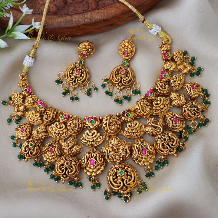 Exquisite Gold Plated Choker Necklace for Special Occasions