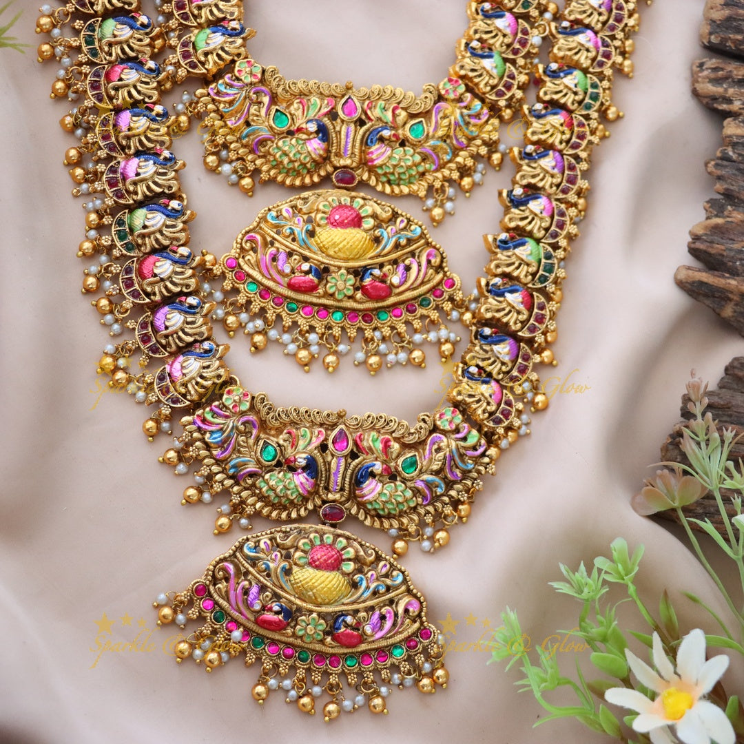 Exquisite Gold Bridal Necklace Set – Celebrate in Style