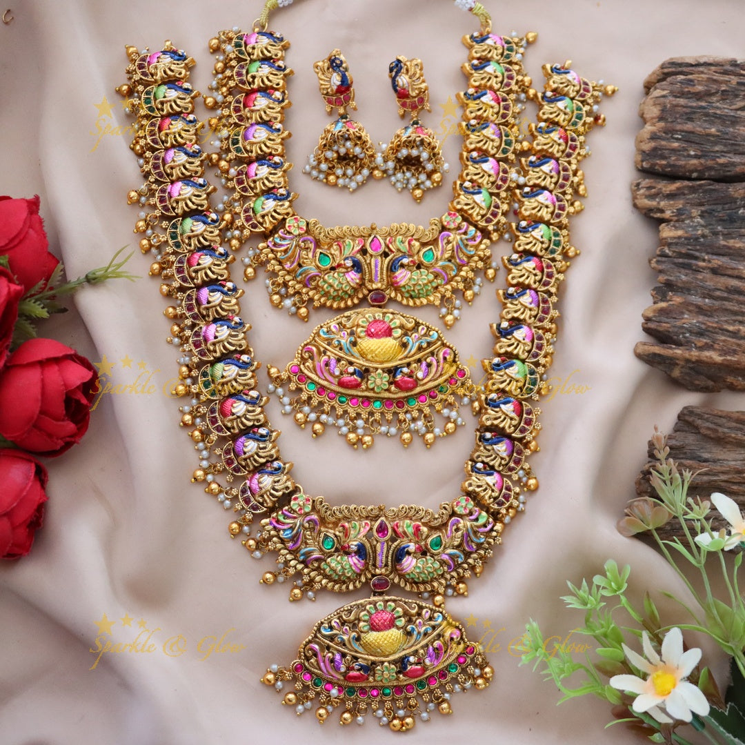 Exquisite Gold Bridal Necklace Set – Celebrate in Style