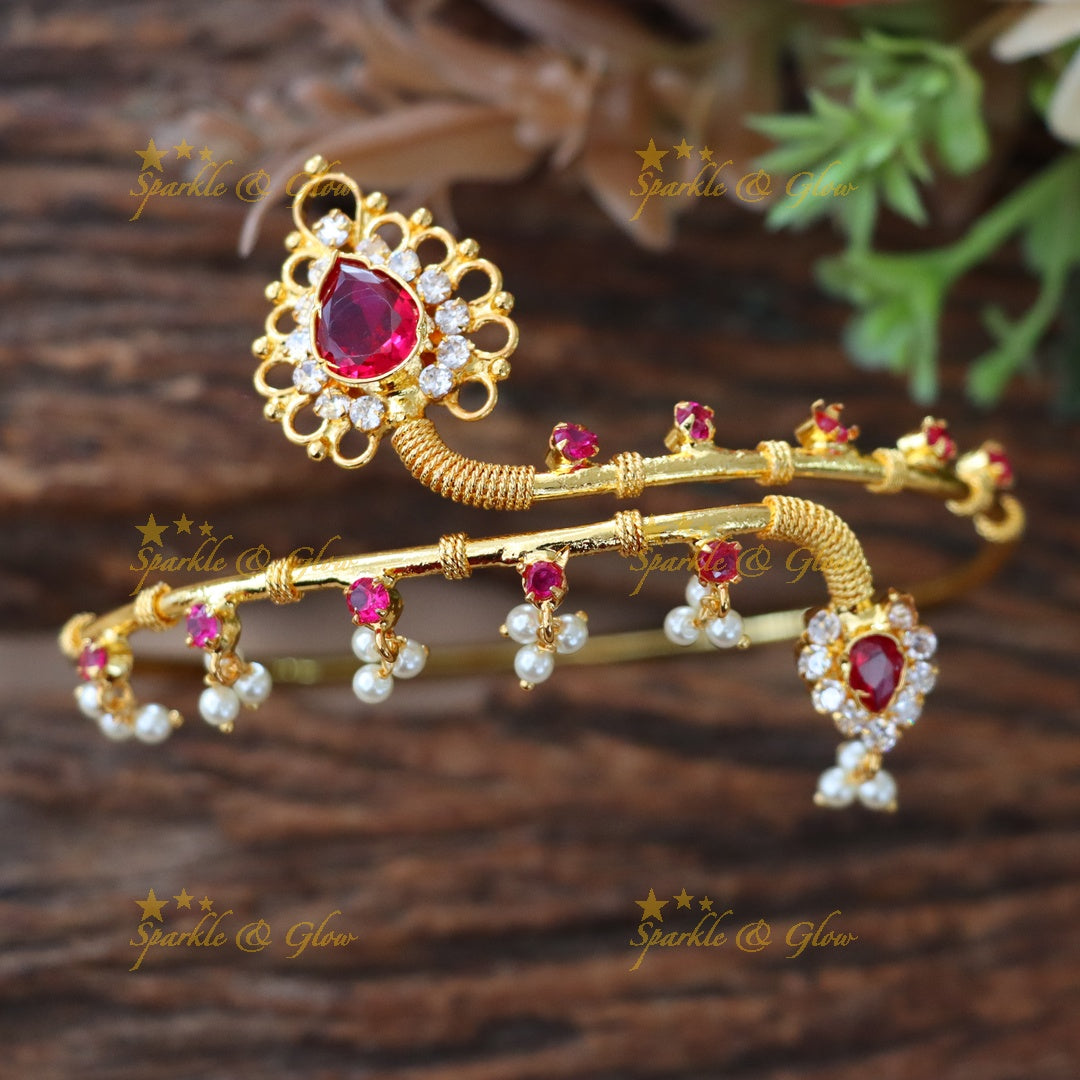 Exquisite Gold Vanki Bangle - Premium Imitation Jewelry