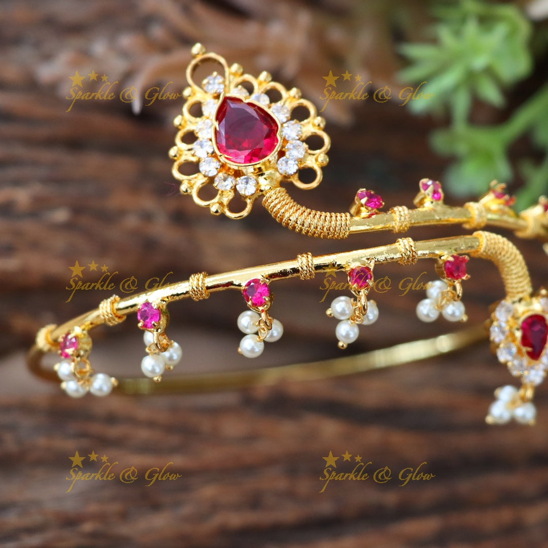 Exquisite Gold Vanki Bangle - Premium Imitation Jewelry