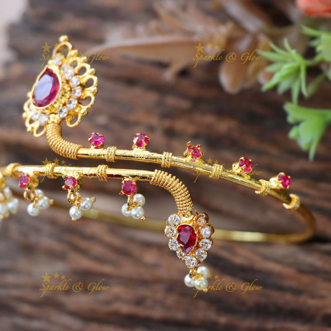 Exquisite Gold Vanki Bangle - Premium Imitation Jewelry