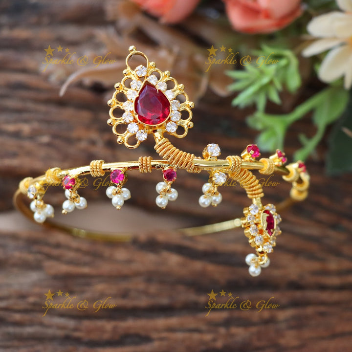Exquisite Gold Vanki Bangle - Premium Imitation Jewelry