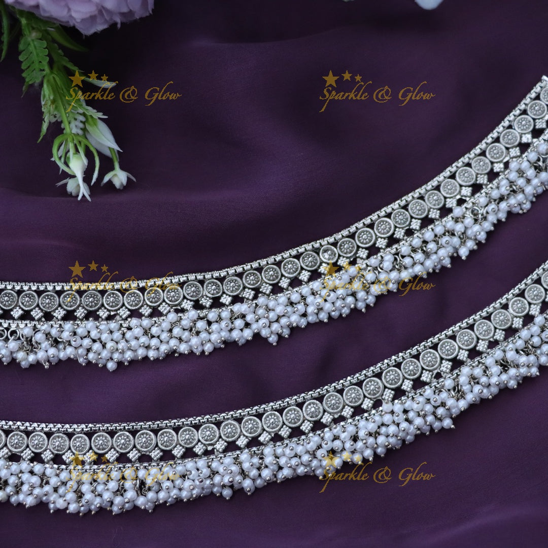 Enchanting Silver Bridal Anklets for Unforgettable Moments