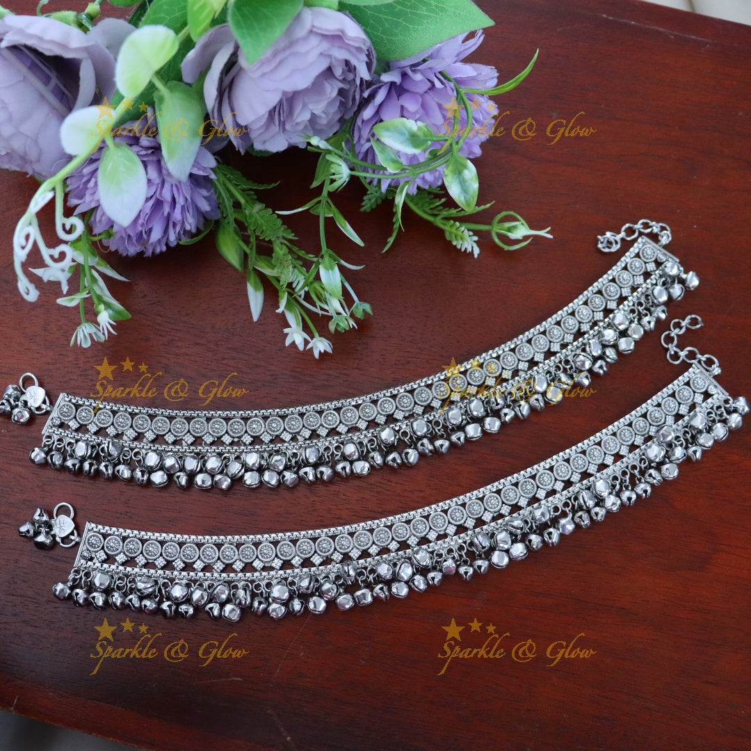 Enchanting Silver Bridal Anklets for Unforgettable Moments