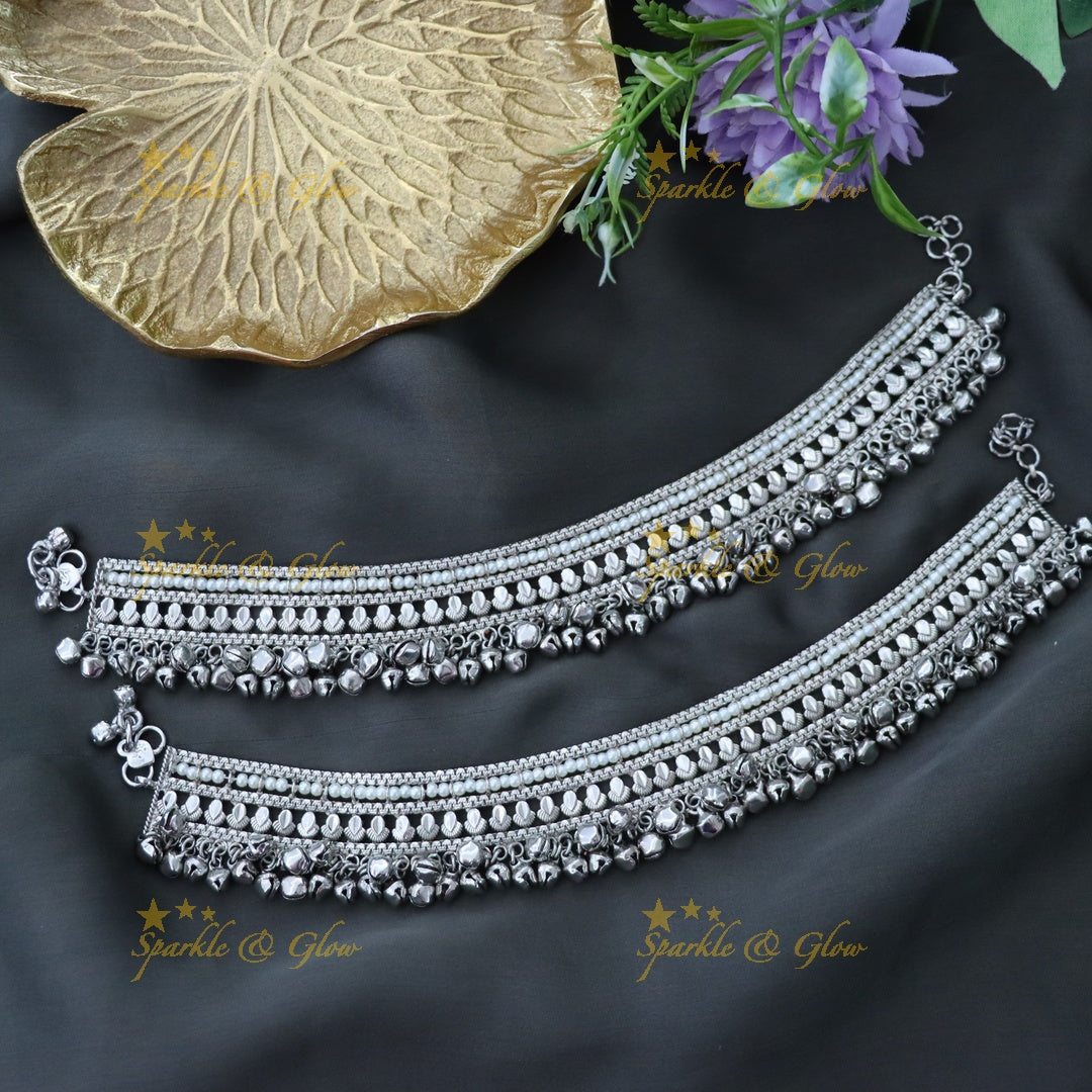Exquisite Silver Anklets for Weddings and Festivals