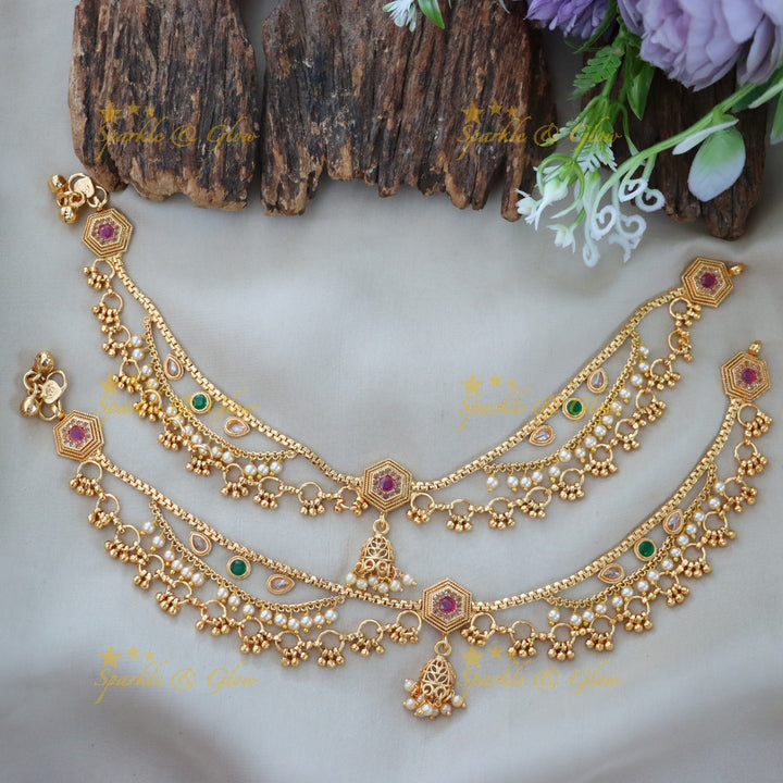 Elegant Gold Anklet for Weddings & Festivals