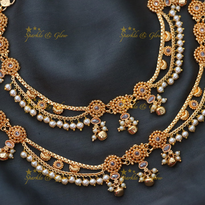 Exquisite Gold-Plated Festive Anklet for Weddings