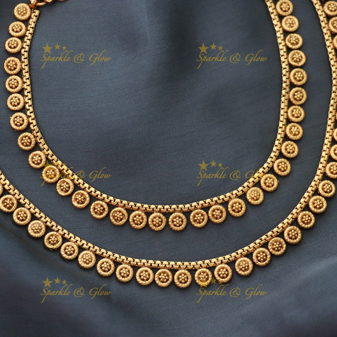 Exquisite Gold-Plated Anklets for Weddings