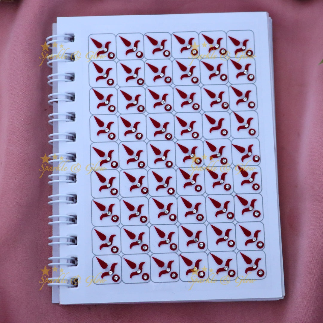 Luxe Red Bindis for Weddings & Festivities