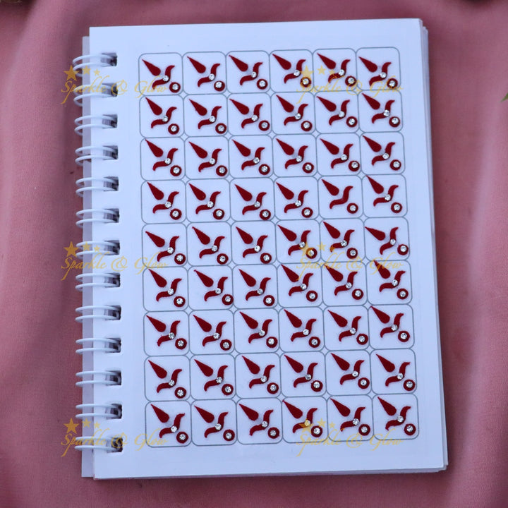 Luxe Red Bindis for Weddings & Festivities