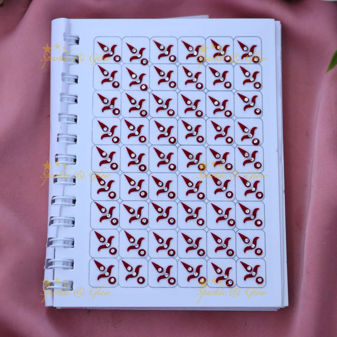 Luxe Red Bindis for Weddings & Festivities