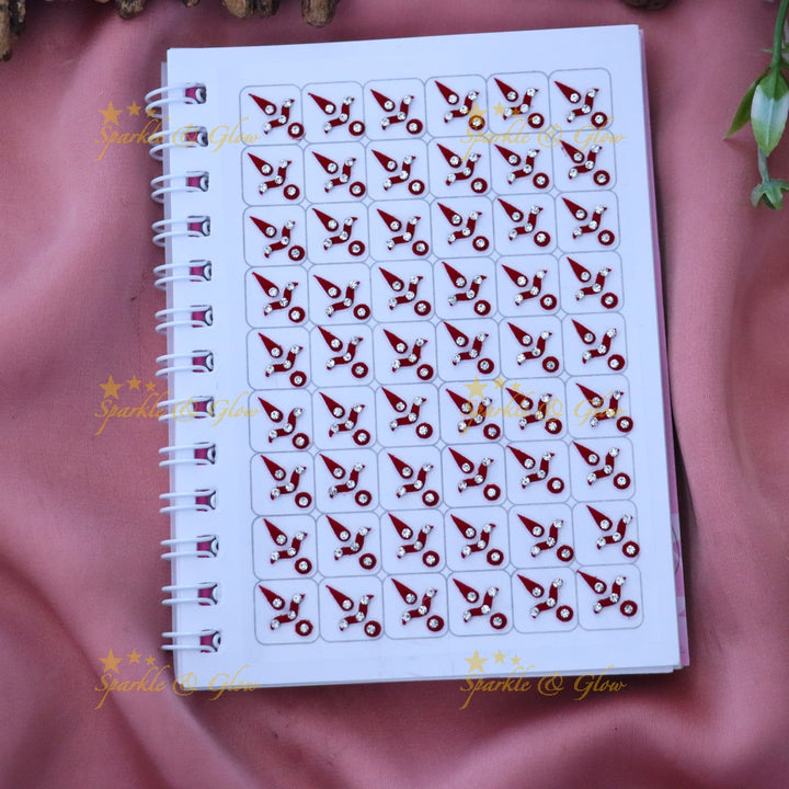 Luxe Red Bindis for Weddings & Festivities