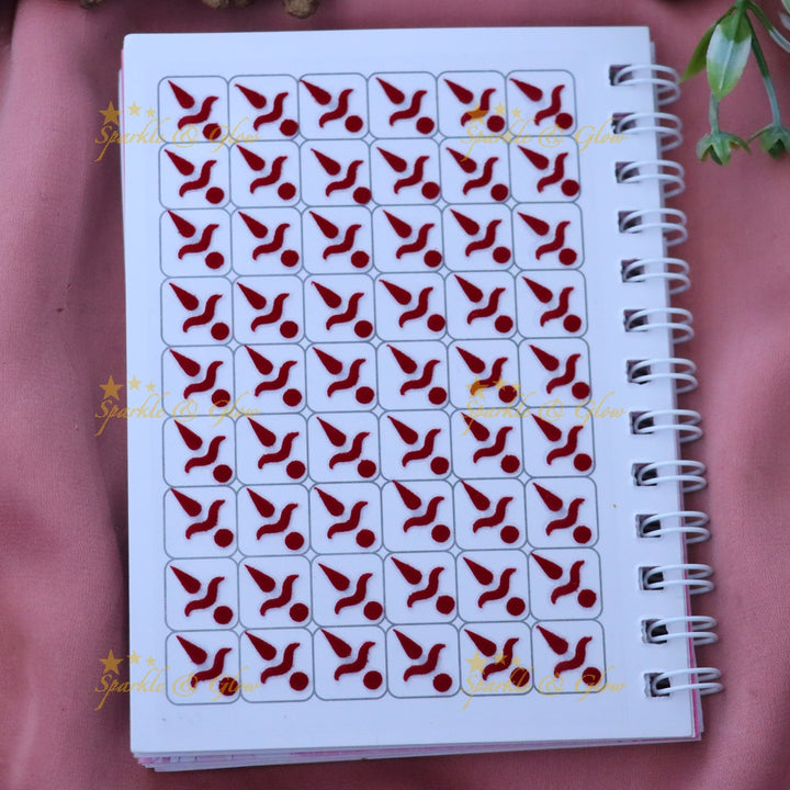 Luxe Red Bindis for Weddings & Festivities