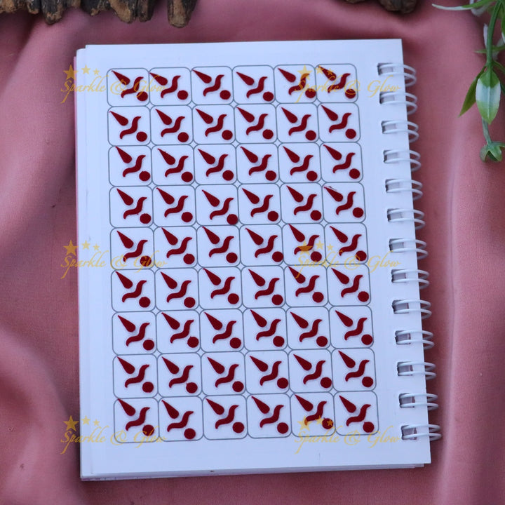 Luxe Red Bindis for Weddings & Festivities