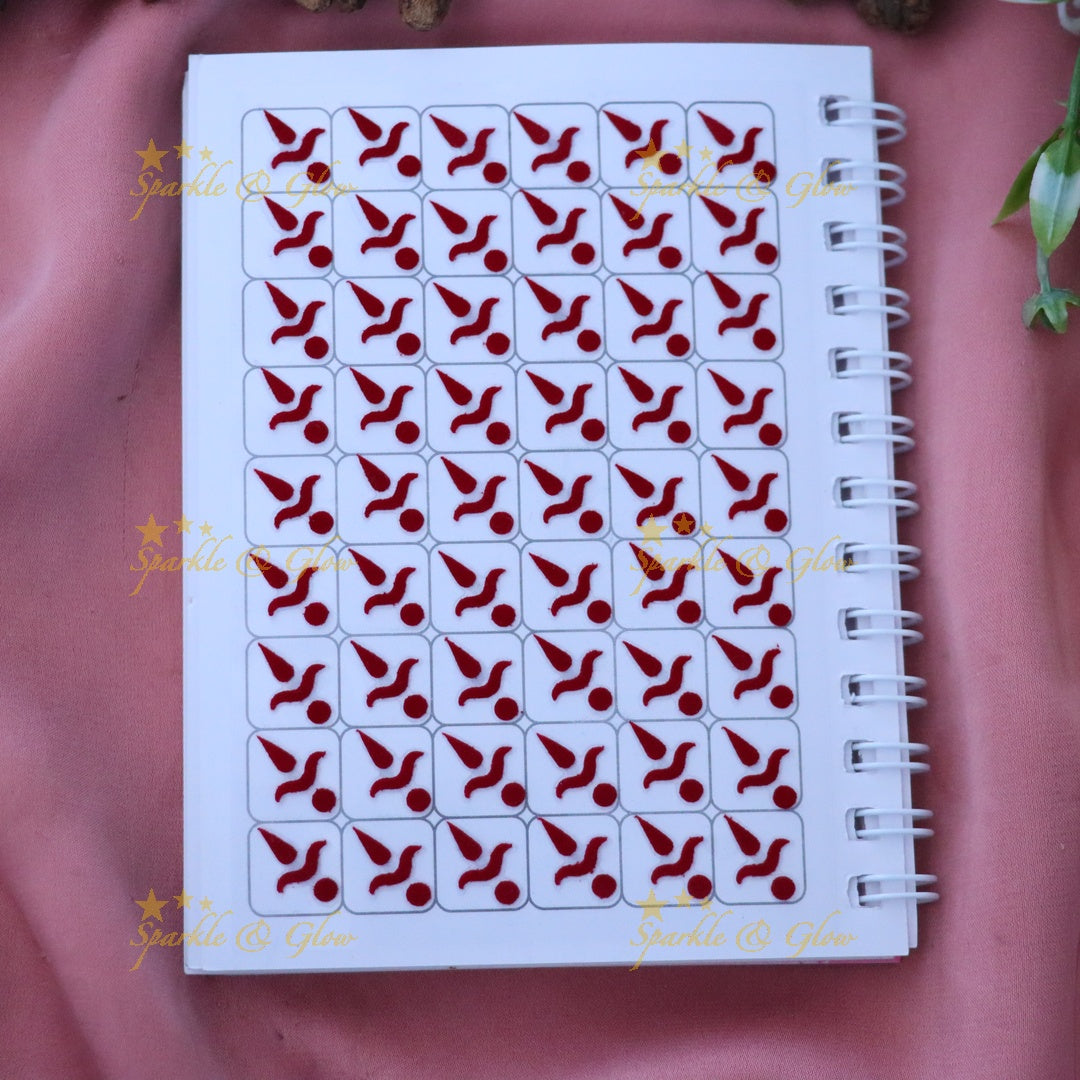 Luxe Red Bindis for Weddings & Festivities